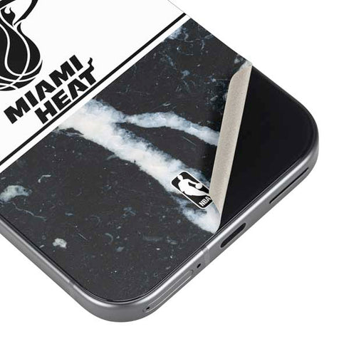 NBA Miami Heat Marble Pixel 9 Pro XL Skin